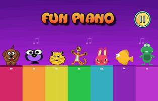 Piano divertido para crianças imagem de tela 1