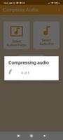Compress Audios تصوير الشاشة 1