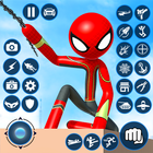 Spider Stickman 3D Spider Game icône