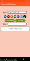 Polynomial Calculator تصوير الشاشة 2