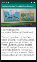 Poster Guide to the Best Preschools in SG part-2