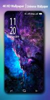Galaxy Universe Background Wallpaper HD+ 4K الملصق