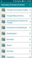 Geometry Formula with Practice الملصق