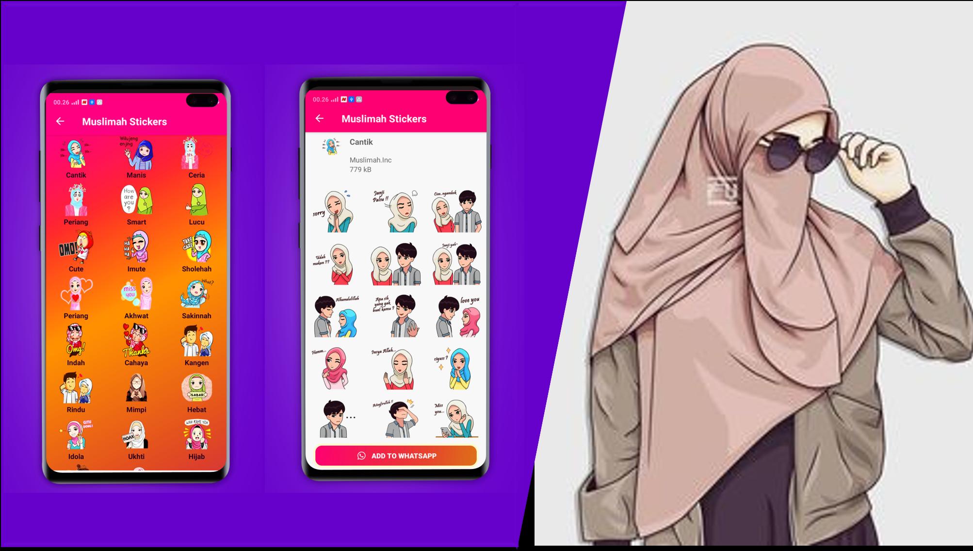 Muslimah Sticker Untuk Wa Versi Baru 2019 For Android Apk Download