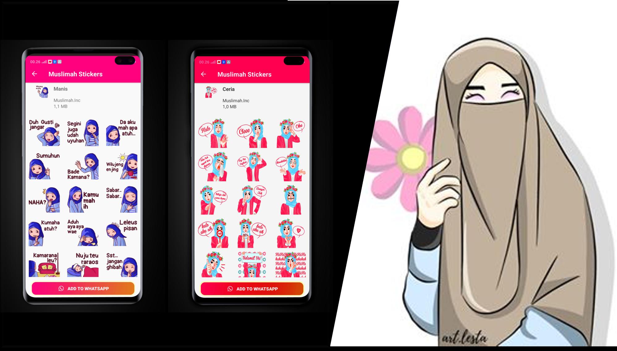 Muslimah Sticker Untuk Wa Versi Baru 2019 Fr Android Apk
