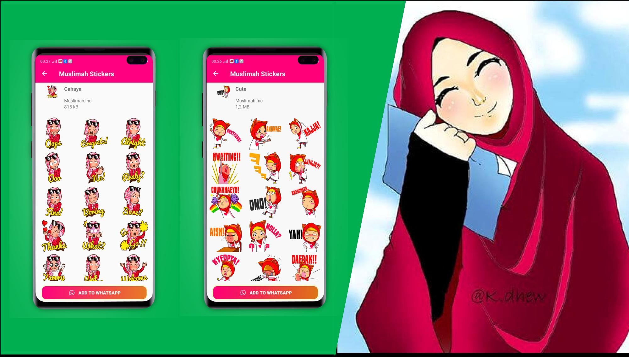 Muslimah Sticker Untuk Wa Versi Baru 2019 Fr Android Apk
