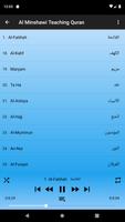 Minshawi teaching Quran poster