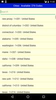 Country Codes - USA capture d'écran 2