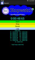 برنامه‌نما Stopwatch عکس از صفحه