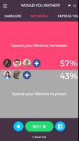 1 Schermata Would You Rather - Social Game