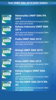 Soal UNBK SMA MA 2020/2021 (Jurusan IPA) Plakat