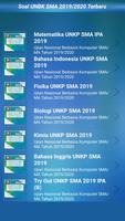 Soal UNBK SMA MA 2020/2021 (Jurusan IPA) Affiche