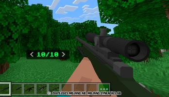 weapons mod for minecraft pe اسکرین شاٹ 1