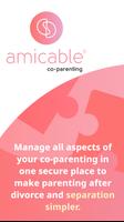 amicable co-parenting الملصق