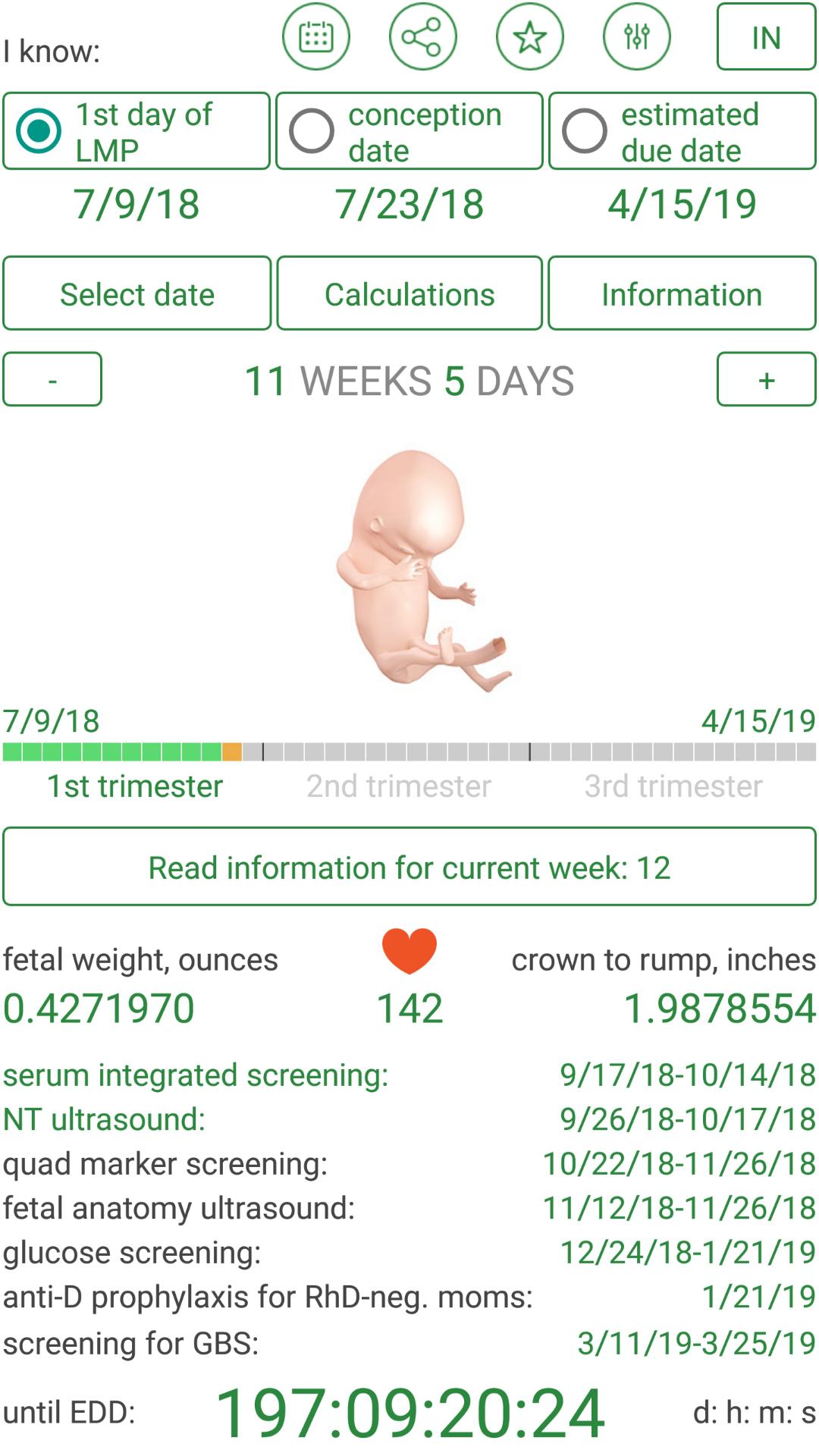 pregnancy due date calculator and calendar for android pregnancy due calander