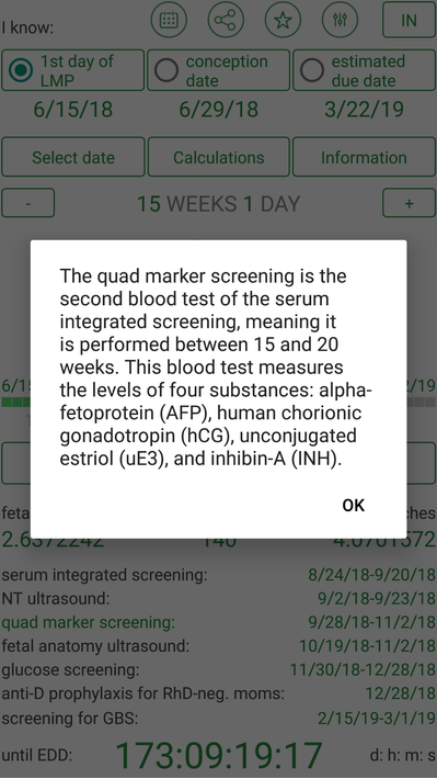 Pregnancy Due Date Calculator screenshot 3