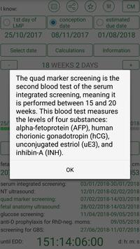 Pregnancy Due Date Calculator and Calendar 截图 10