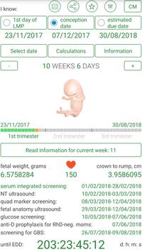 Pregnancy Due Date Calculator and Calendar 截图 14