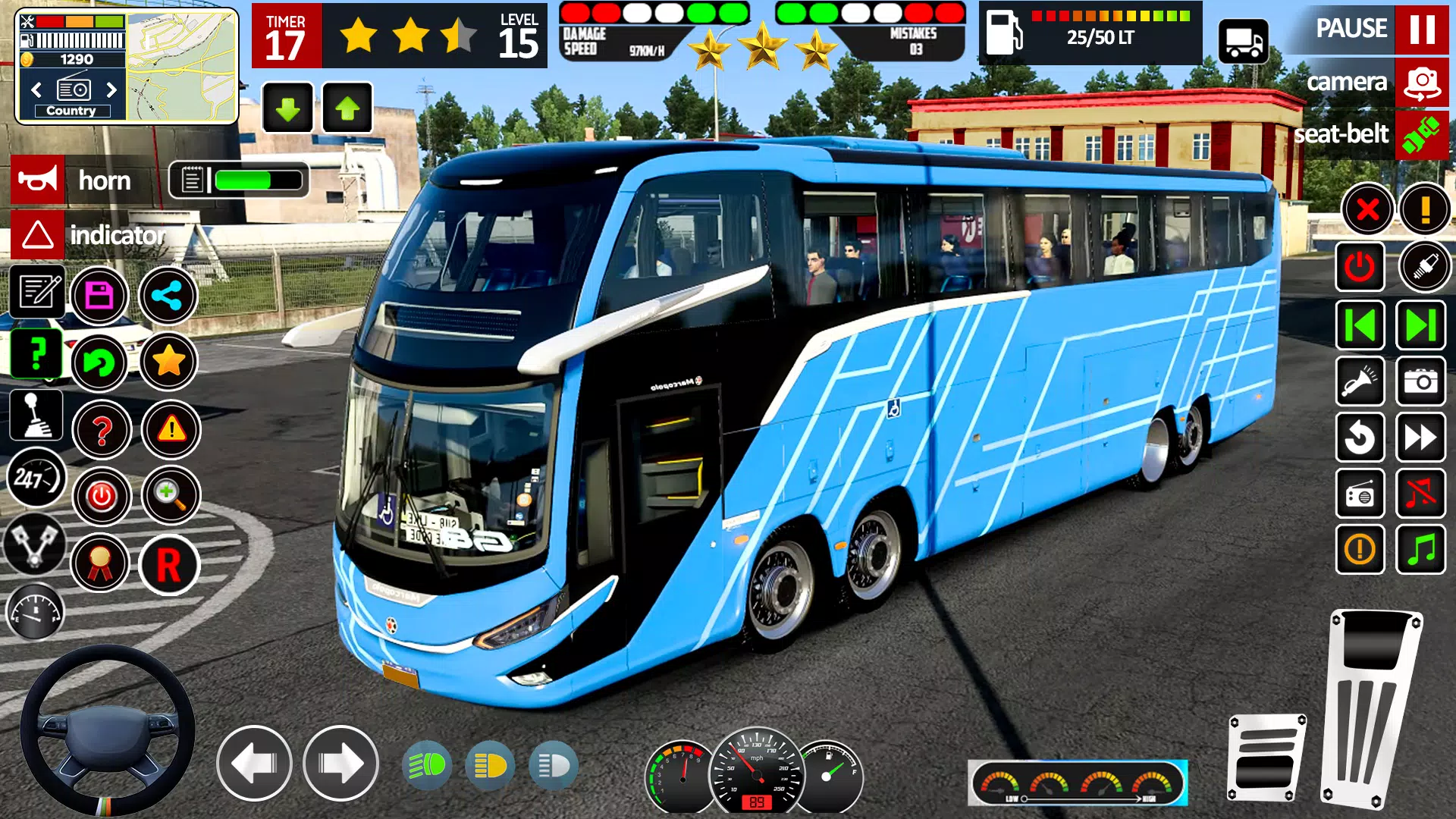 Jogue Motorista de ônibus escolar, um jogo de Dirigir