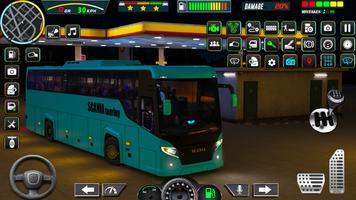 Moderno Autobús Sim Juegos Poster