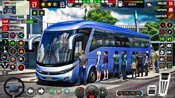 Moderno Autobús Sim Juegos Poster