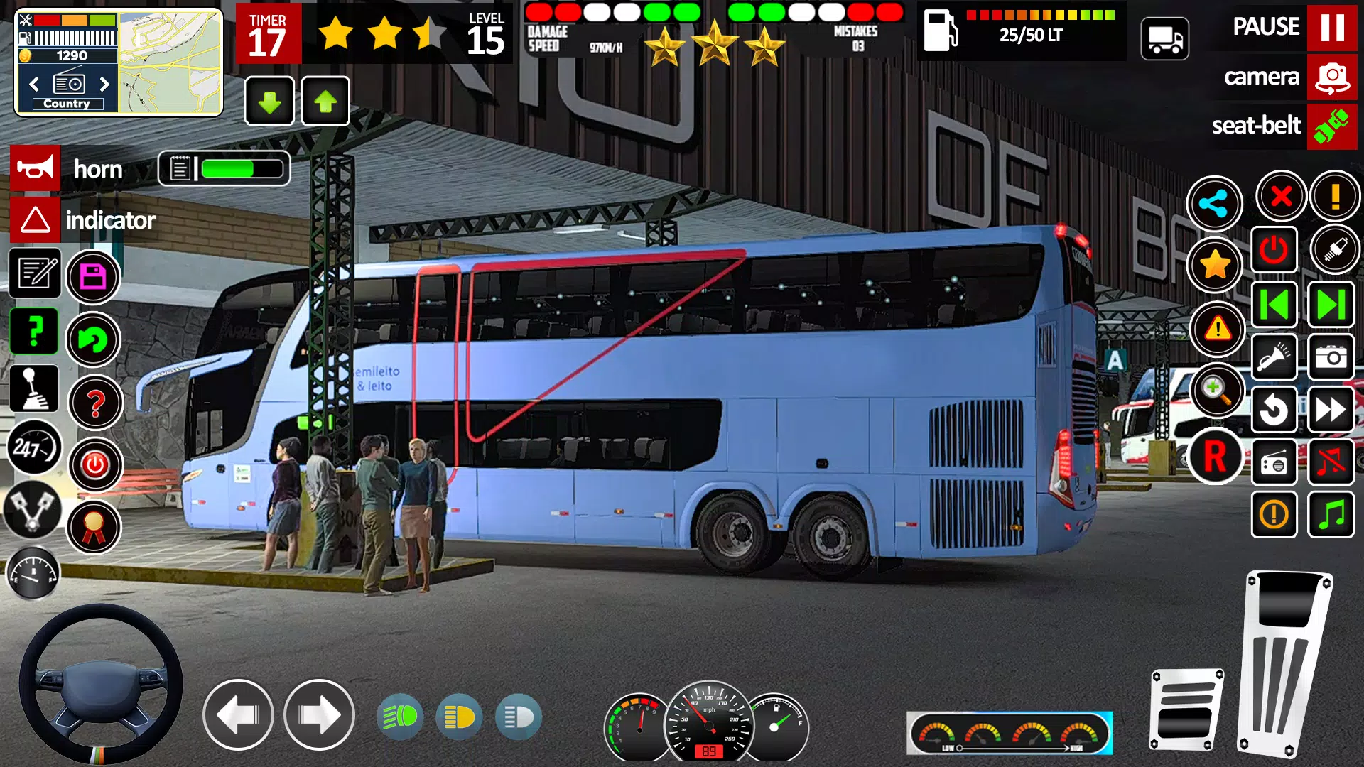 Download do APK de euro jogo de ônibus dirigindo para Android