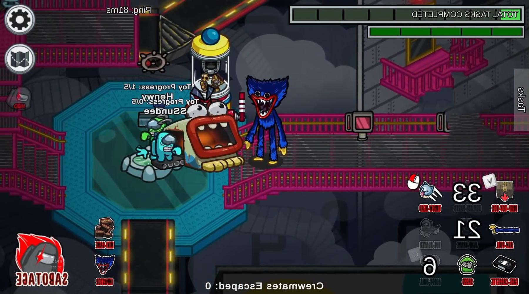 Among Us Huggy Wuggy Mod Poppy APK für Android herunterladen
