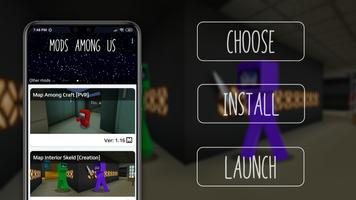 Mods among us and maps for MCPE تصوير الشاشة 1