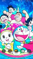Cute Doramoon Wallpaper HD plakat