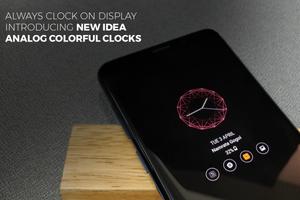 برنامه‌نما Always clock on display- Super AMOLED عکس از صفحه