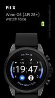 Awf Fit X: Wear OS 3 face Affiche