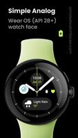 Simple Analog: Watch face plakat
