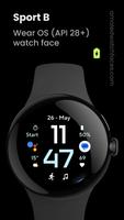 Sport B: Watch face Plakat