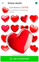 برنامه‌نما برچسب های عشق برای واتساپ عکس از صفحه