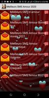 Meilleurs SMS Amour 2020 تصوير الشاشة 1