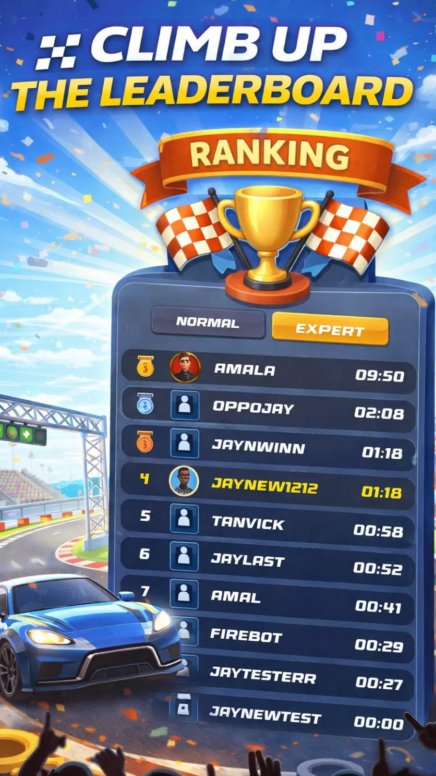 Split Speed: Dual Car Racing