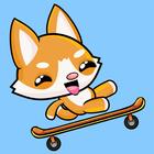 KittyOnSkates-icoon