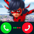 Fake Chat with Superhero Lady Cat Game icon