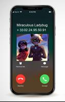 Fake Chat with Superhero Lady Cat Game تصوير الشاشة 1
