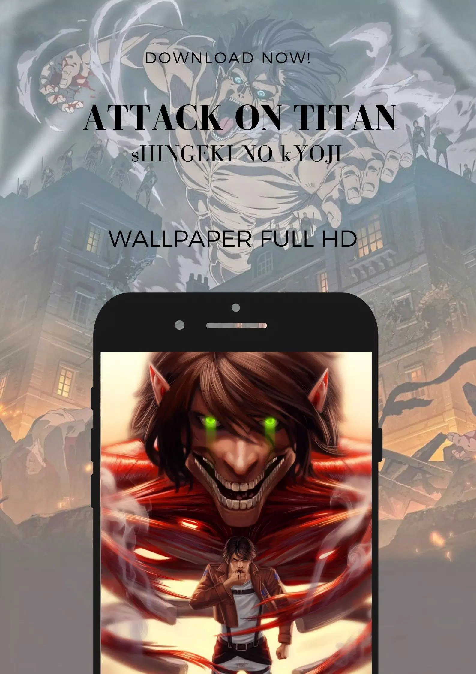 Shingeki no kyojin wallpapers HD APK for Android Download