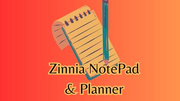 Zinnia-Note & Planner Affiche