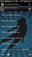 Hip-Hop Music Radio Worldwide Plakat