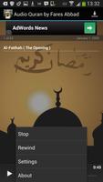 Audio Quran by Fares Abbad capture d'écran 3