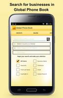 Global Phone Book Free Calls captura de pantalla 1