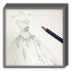 Vestido de traje de dibujo