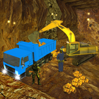 Uphill Gold Transporter Truck Excavator Simulator icon