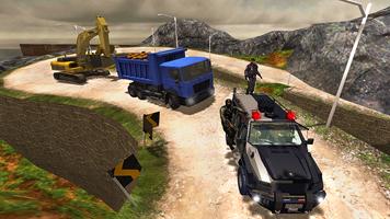 Uphill Gold Transporter Truck Excavator Simulator screenshot 1
