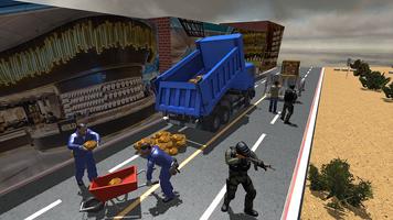 Uphill Gold Transporter Truck Excavator Simulator screenshot 2