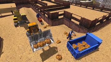 Uphill Gold Transporter Truck Excavator Simulator screenshot 3
