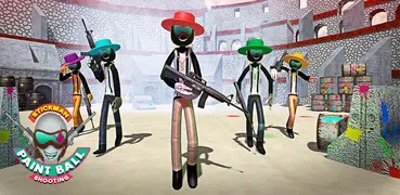 Stickman Paintball Arena Shooting Pro